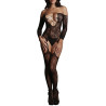 Le Désir Combi sexy Criss Cross Deep Noir
